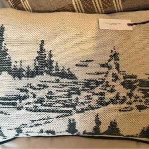 Hearth & Hand with magnolia snow icon accent pillow 14x20 NEW